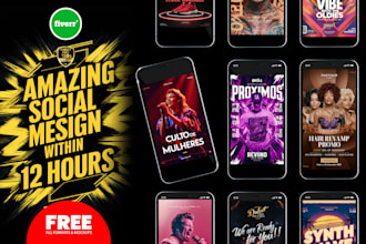 design an amazing insta and fb social media flyer in 24 hrs