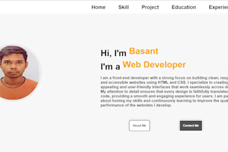make mordan portfolio for user