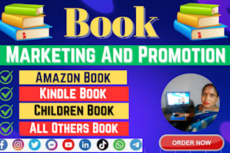 promote your amazon book kindle and children book