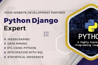 python django flask web app automation API web scraping