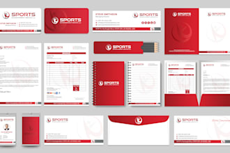 design business card, letterhead, and stationery items