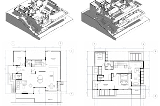 3d model and detailed drawings in revit