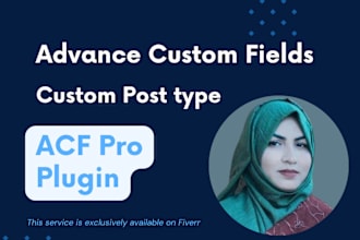 customize wordpress website using advance custom fields