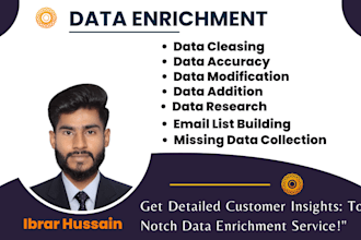 expert data enrichment, enhance and verify your data for accuracy