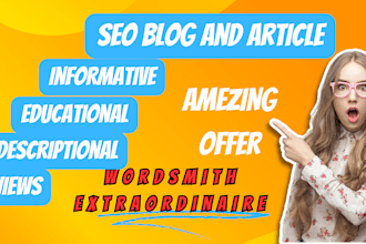 write informative and educational writing