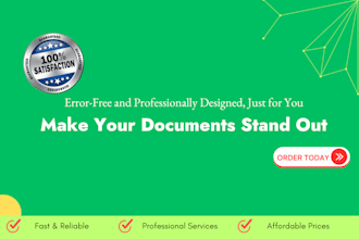 do ms word document formatting, layout design and editing for you