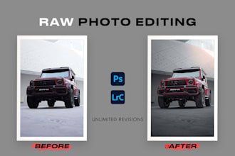 professionally edit and color grade your raw photos