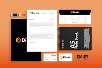 design minimalist corporate logo and brand identity style guide