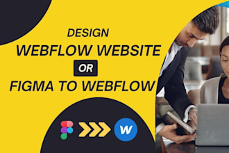 create responsive webflow website or figma to webflow or clone website