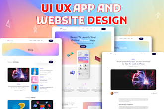 do website design, figma design,ui ux, web app, dashboard ui