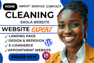 cleaning service website, office cleaning, booking koala, booking koala website