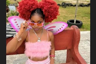 your female model for your brand and products promotion
