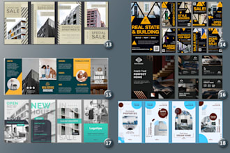 make real estate marketing, open house property sales brochure