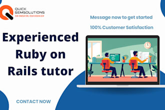 teach, tutor or help you in ruby on rails