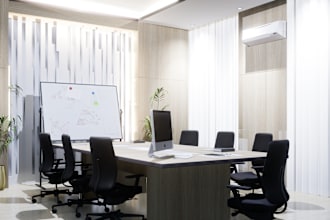 design your office, workspace, meeting room interior