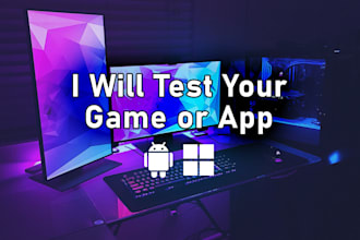 play, test and review your android, windows games or apps