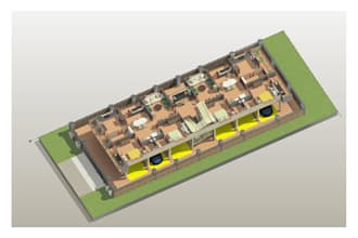 create 2d 3d architectural drawing