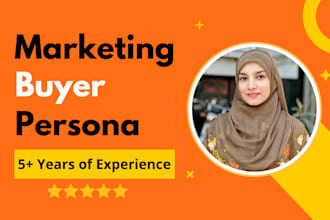 create a marketing buyer persona and customer avatar for you