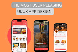 create app design for your mobile app UI UX