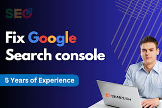 fix google search console errors, semrush, or page indexing issues