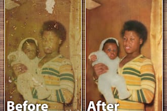 restore old photos,  old restore photo