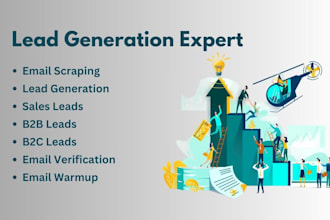 be your lead generation expert scrape emails list