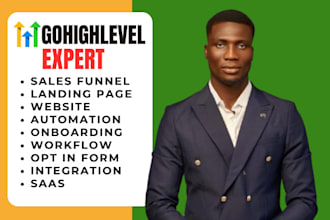 gohighlevel landing page gohighlevel sales funnel go high level website expert