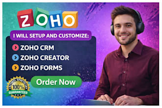 be your zoho CRM, zoho creator and zoho one expert