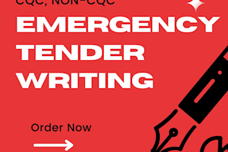 do emergency  tender writing for nearby deadlines