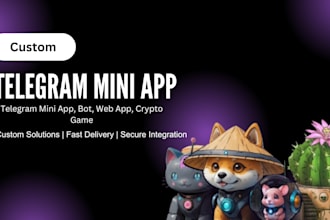 create a telegram mini app, telegram web app, ton blockchain
