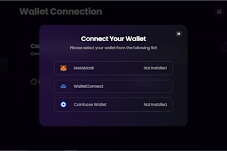 create a web3 website with blockchain integration and smart contract