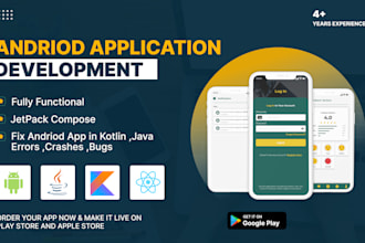 develop or fix bugs in android apps in jetpack compose
