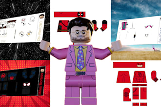 design decals for your lego minifigures