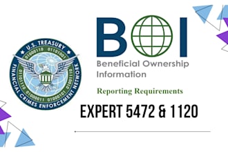 file fincen boi report,  tax return form 5472 and 1120
