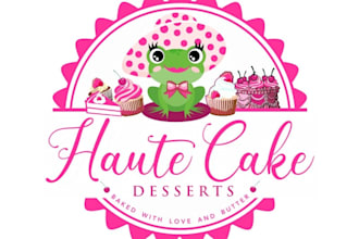 design unique bakery and cake logo