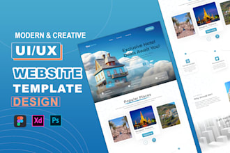 do figma website design, website ui ux, website mockup, web landing page