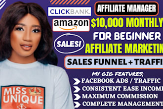 be your affiliate marketing manager, clickbank or amazon store passive income