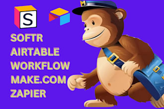 optimize workflows with make com zapier make automation airtable softr design