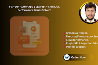 fix your flutter app bugs, maintenance, and optimize performance