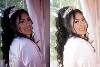 do wedding photo editing and color correction in lightroom