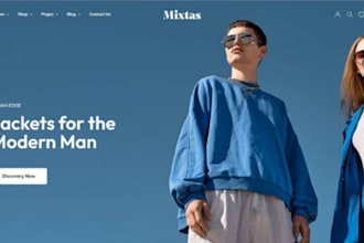build shopify store shopify clothing store fashion website, dropshipping store