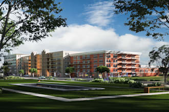 do exterior design, 3d modeling of your house, commercial building