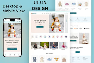 do mobile app ui ux design, website design, ui ux design, figma ui ux design