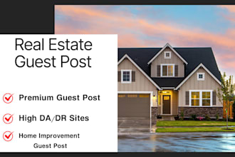 publish a guest post on a real estate blog