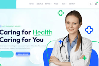 design patient focused medical clinic and healthcare website for your practice