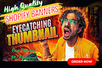 design professional wix banner website banner and shopify banner