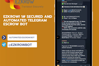 set up telegram escrow bot