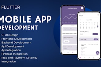 develop an app using flutter and supabase