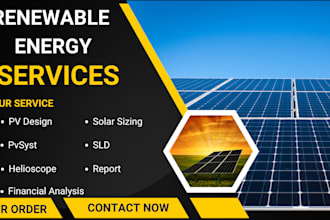 provide feasibility analysis and reports for solar and renewable energy