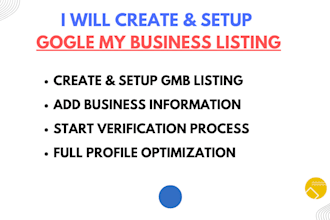 setup google my business listing for your local business